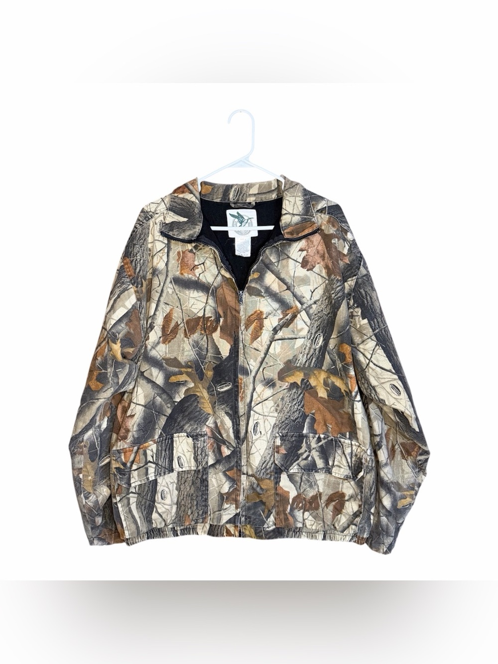 Vintage Wells Creek Outfitters RealTree Camo Zip-Up Jacket